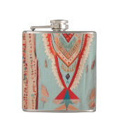 Native America Pattern Flachmann (Vorderseite)