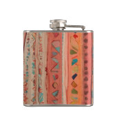 Native America Pattern Flachmann (Rückseite)