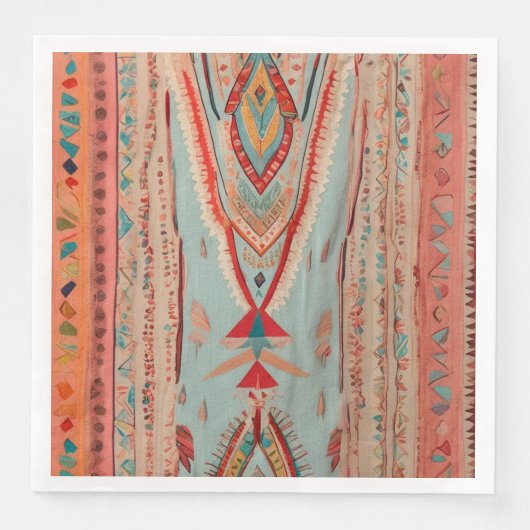 Native America Pattern Serviette (Vorderseite)