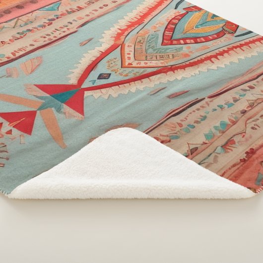 Native America Pattern Sherpadecke (3/4)