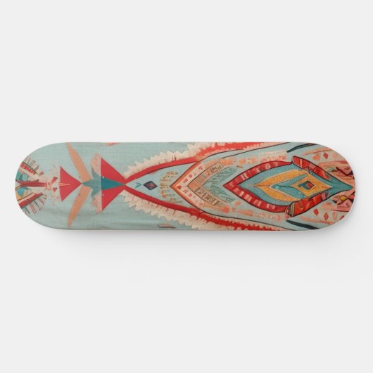 Native America Pattern Skateboard (Horizontal)