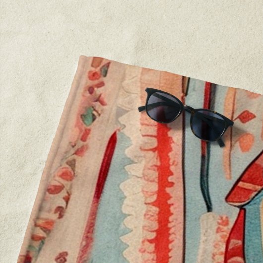 Native America Pattern Strandtuch (Beispiel)