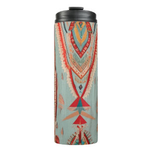 Native America Pattern Thermosbecher