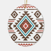 Native American Art Keramik Ornament (Links)