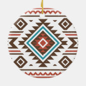 Native American Art Keramik Ornament (Hinten)