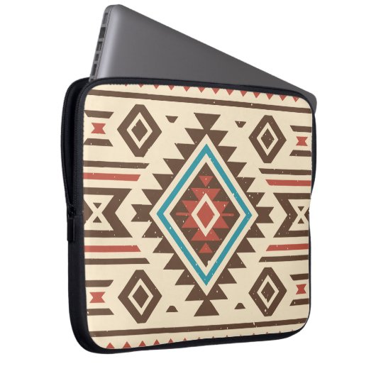 Native American Art Laptopschutzhülle (Vorne Rechts)