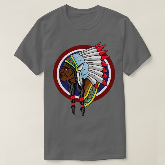 Native American Chief (3) T-Shirt (Design vorne)