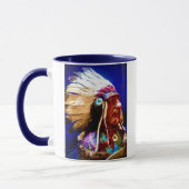 Native American Chief Mug Tasse (Links)