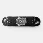 Native American Chief & Pipe Skateboard (Horizontal)