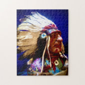 Native American Chief Puzzle (Vertikal)