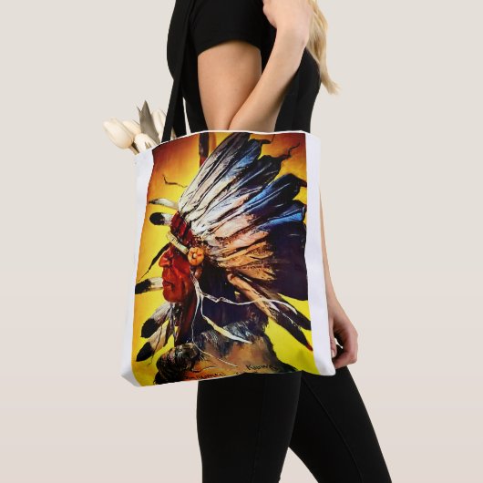 Native American Chief Tote Tasche (Von Nahem)