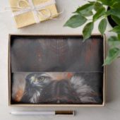 Native American Child & Eagle Headdress Decoupage Seidenpapier (Geschenk)