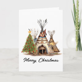 Native American Christmas Card Einladung