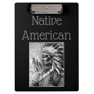 Native American Clipboard Klemmbrett