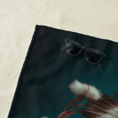 Native American Dancer Beach Towel Strandtuch (Beispiel)