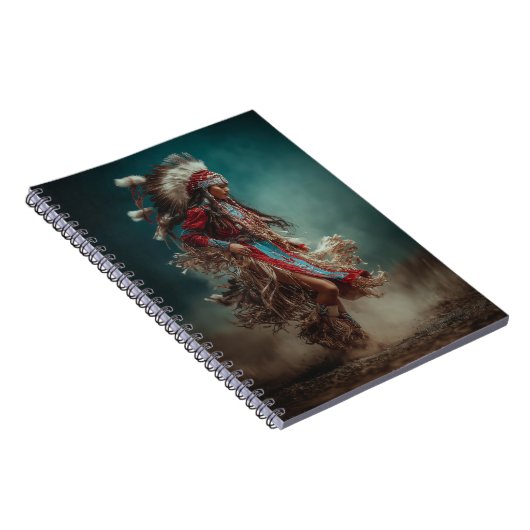 Native American Dancer Notebook Notizblock (Rechte Seite)
