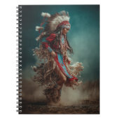 Native American Dancer Notebook Notizblock (Vorderseite)