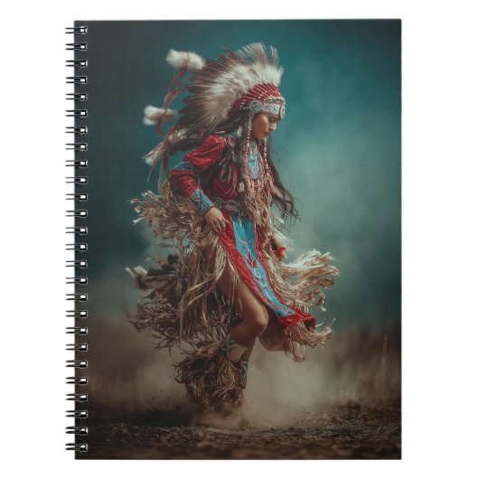 Native American Dancer Notebook Notizblock (Vorderseite)