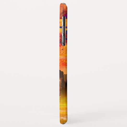 Native American Dancer ROLLING THUNDER Case-Mate iPhone Hülle (Hinten/Links)