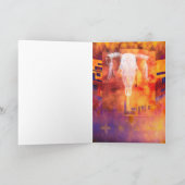 Native American Dancer ROLLING THUNDER Karte (Innenseite)