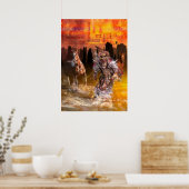 Native American Dancer ROLLING THUNDER Poster (Küche)