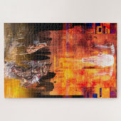 Native American Dancer ROLLING THUNDER Puzzle (Horizontal)