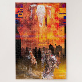 Native American Dancer ROLLING THUNDER Puzzle