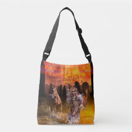 Native American Dancer ROLLING THUNDER Tragetaschen Mit Langen Trägern