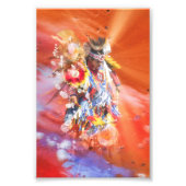 Native American DANCING WOLVES Fotodruck (Vorne)