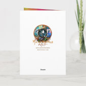 Native American DANCING WOLVES Karte (Rückseite)