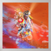 Native American DANCING WOLVES Poster (Vorne)