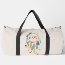Native American Dream Catcher Mit Monogramm Duffel