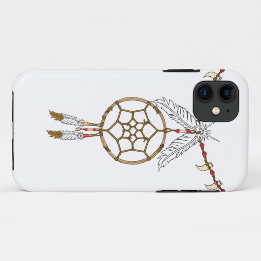 Native American Dreamcatcher Case-Mate iPhone Hülle (Rückseite (Horizontal))