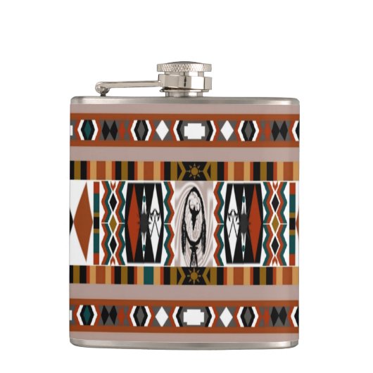 Native American Dreamcatcher Flask Flachmann (Vorderseite)