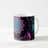 Native American Dreamcatcher Moon Pattern Kaffeetasse (VorderseiteRechts)