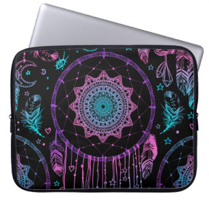 Native American Dreamcatcher Moon Pattern Laptopschutzhülle
