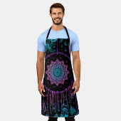 Native American Dreamcatcher Moon Pattern Schürze (Getragen)