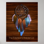 Native American Dreamcatcher Poster (Vorne)