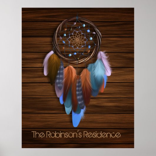 Native American Dreamcatcher Poster (Vorne)
