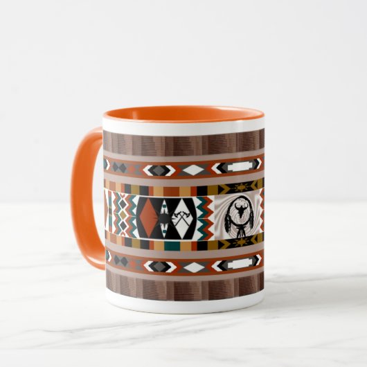 Native American Dreamcatcher Tasse (Vorderseite Links)