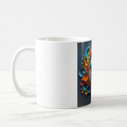 "Native American Dreamscape" Kaffeetasse (Links)