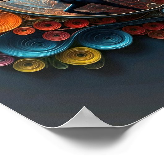 "Native American Dreamscape" Poster (Ecke)