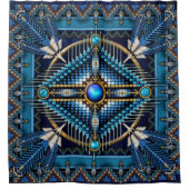Native American Duschvorhänge Duschvorhang (Vorderseite)