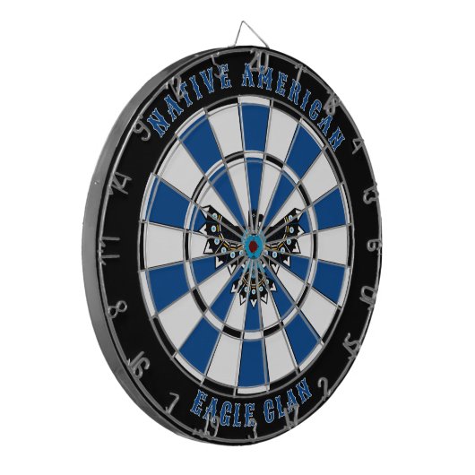 Native American Eagle Dart Board Dartscheibe (Vorderseite Links)