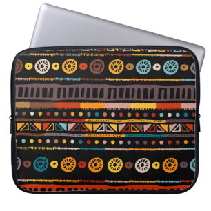 Native American Essenz: Ethnischer Vintage-Stil Laptopschutzhülle