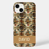 Native American Ethnic Art Tribe Pattern Custom Case-Mate iPhone Hülle (Rückseite)