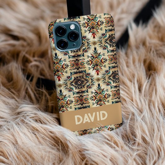 Native American Ethnic Art Tribe Pattern Custom Case-Mate iPhone Hülle