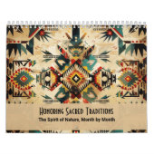 Native American Ethnic Art Tribe Pattern Vintage Kalender (Titelbild)