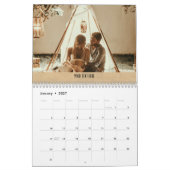 Native American Ethnic Art Tribe Pattern Vintage Kalender (Jan 2027)
