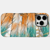 Native American Feather iPhone Case (Rückseite (Horizontal))